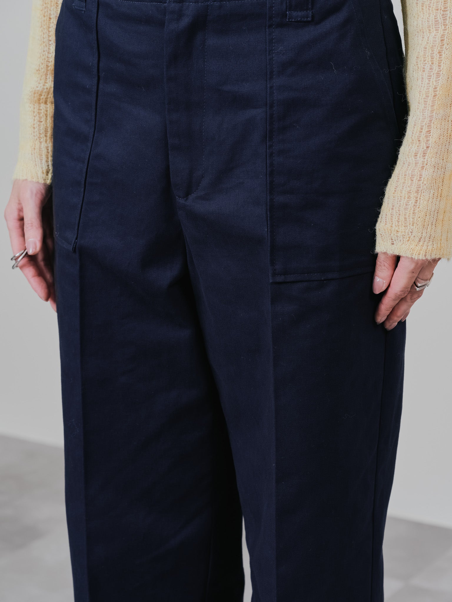 チノベイカーパンツ [605553] navy