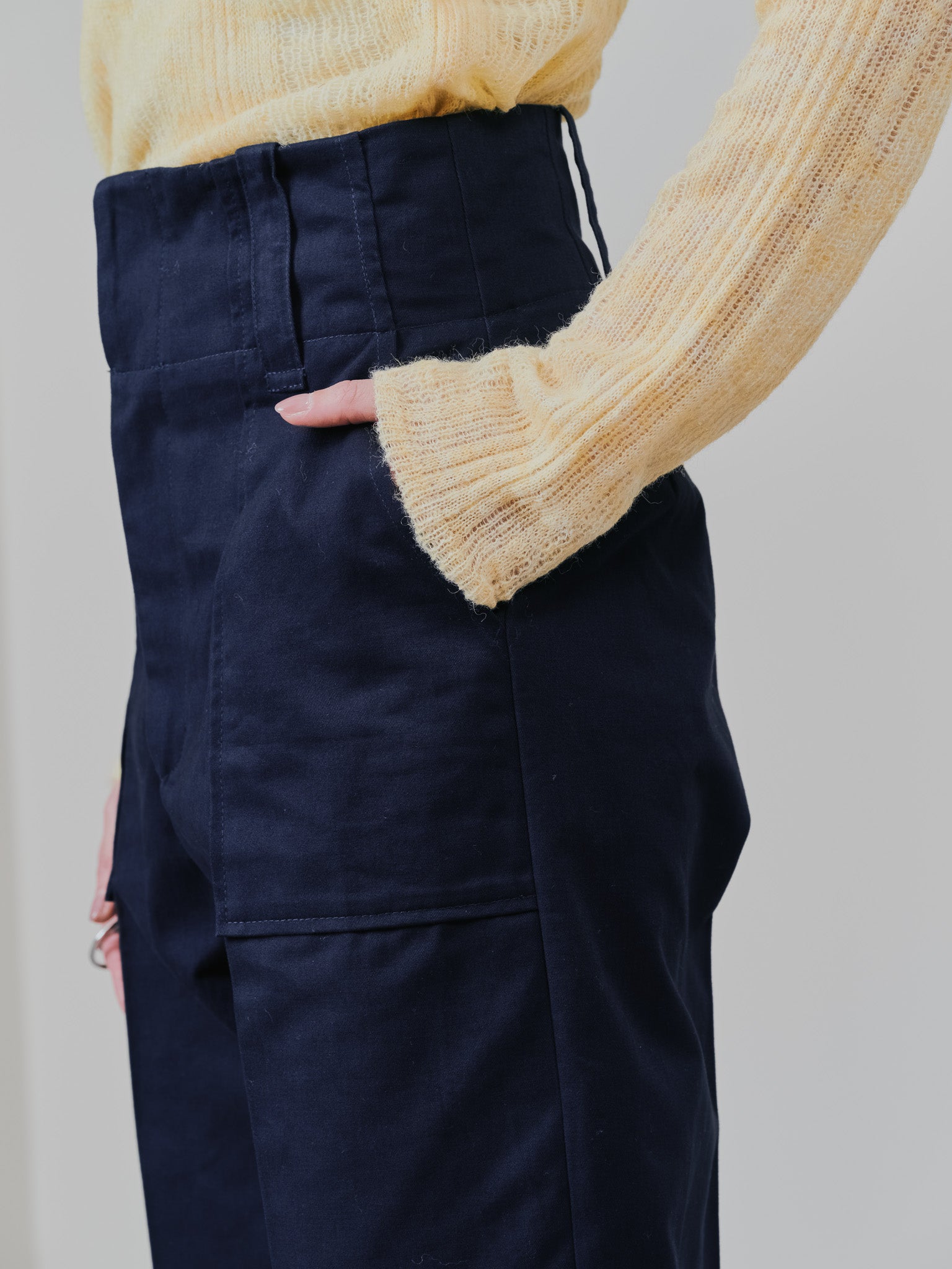チノベイカーパンツ [605553] navy