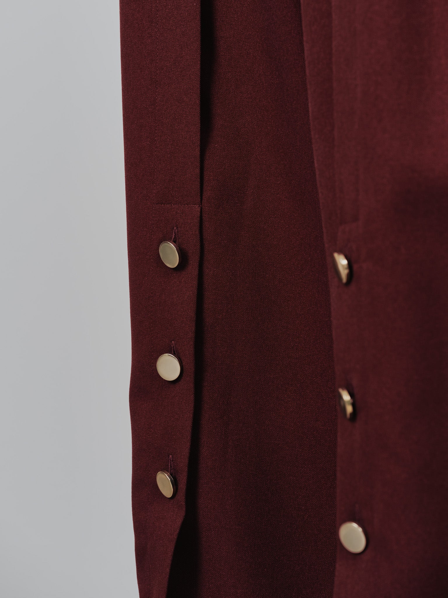 ウエストボタンタックワイドパンツ [608319] wine