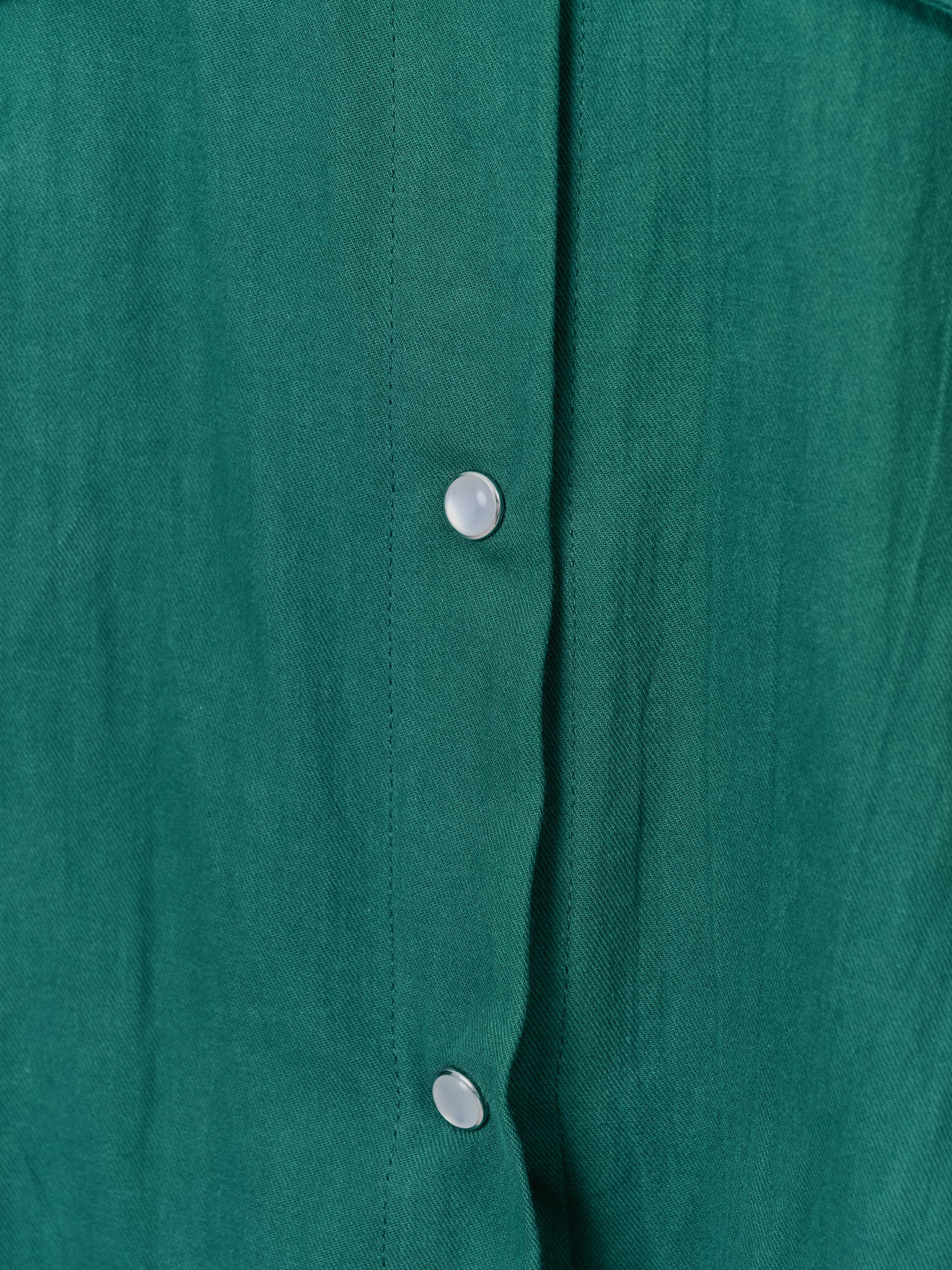 バタフライカラーウエスタンライクシャツ [601451] green