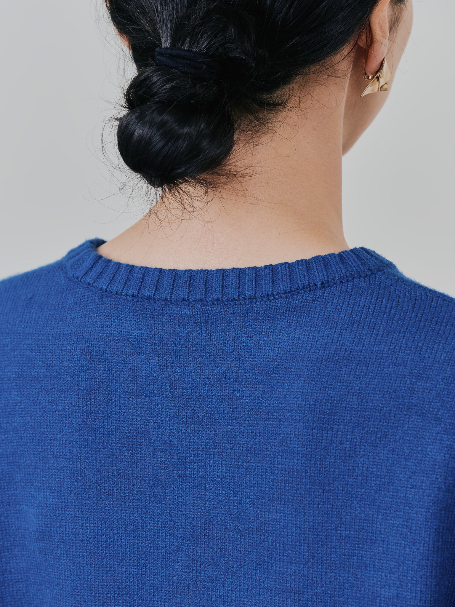 フラワーモチーフニットトップス [601408] peacock