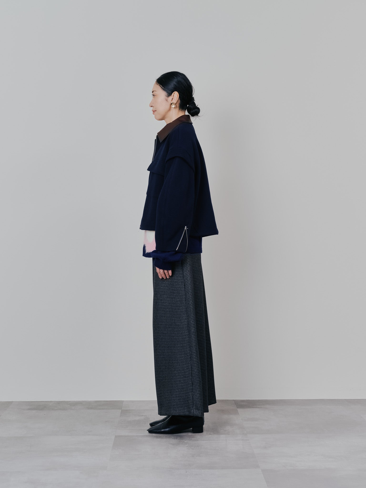 【-PRE SALE- 12/15 18:00まで!!】2WAY配色カラーCPOジャケット [605545] dark navy