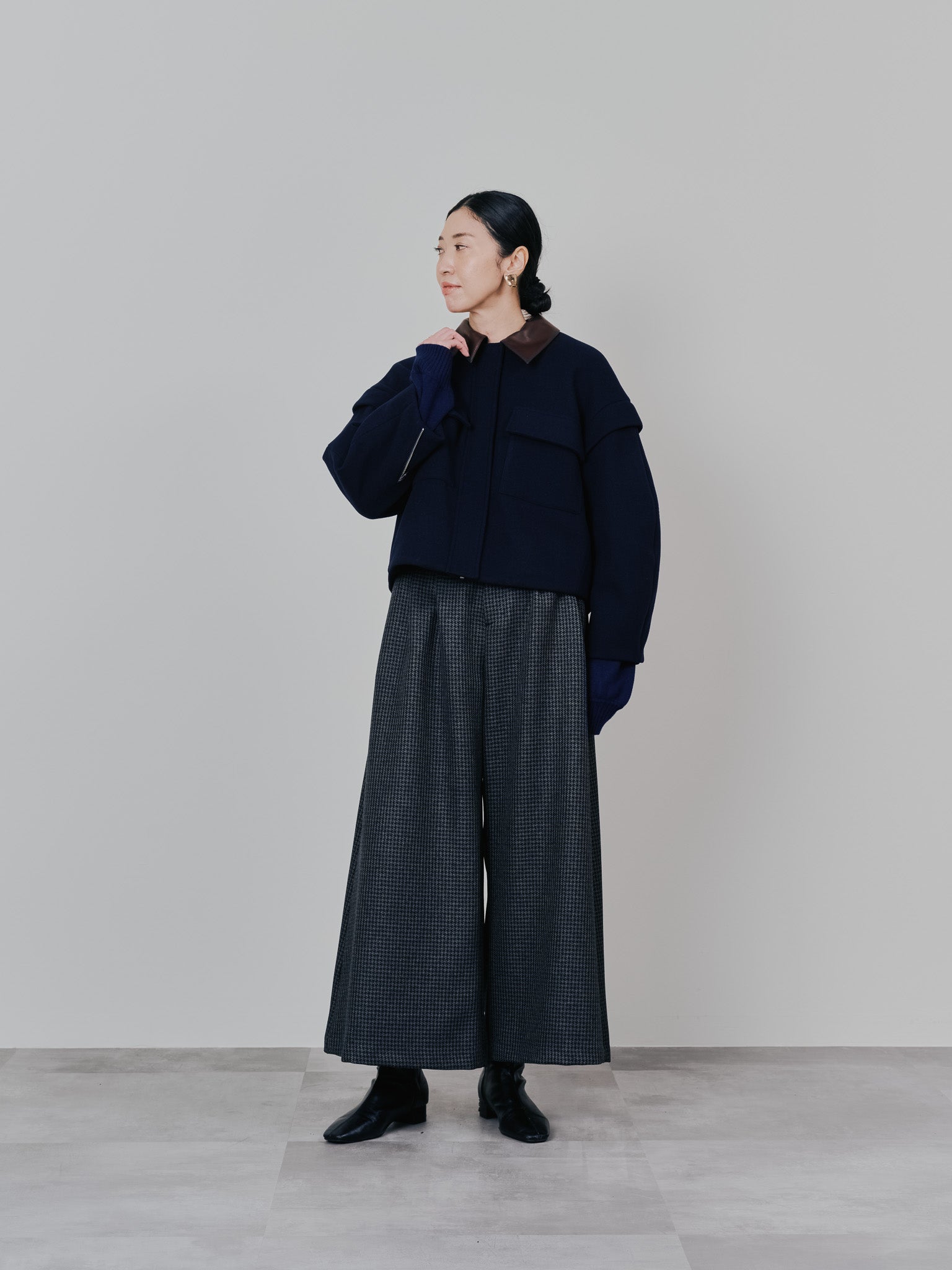【-PRE SALE- 12/15 18:00まで!!】2WAY配色カラーCPOジャケット [605545] dark navy