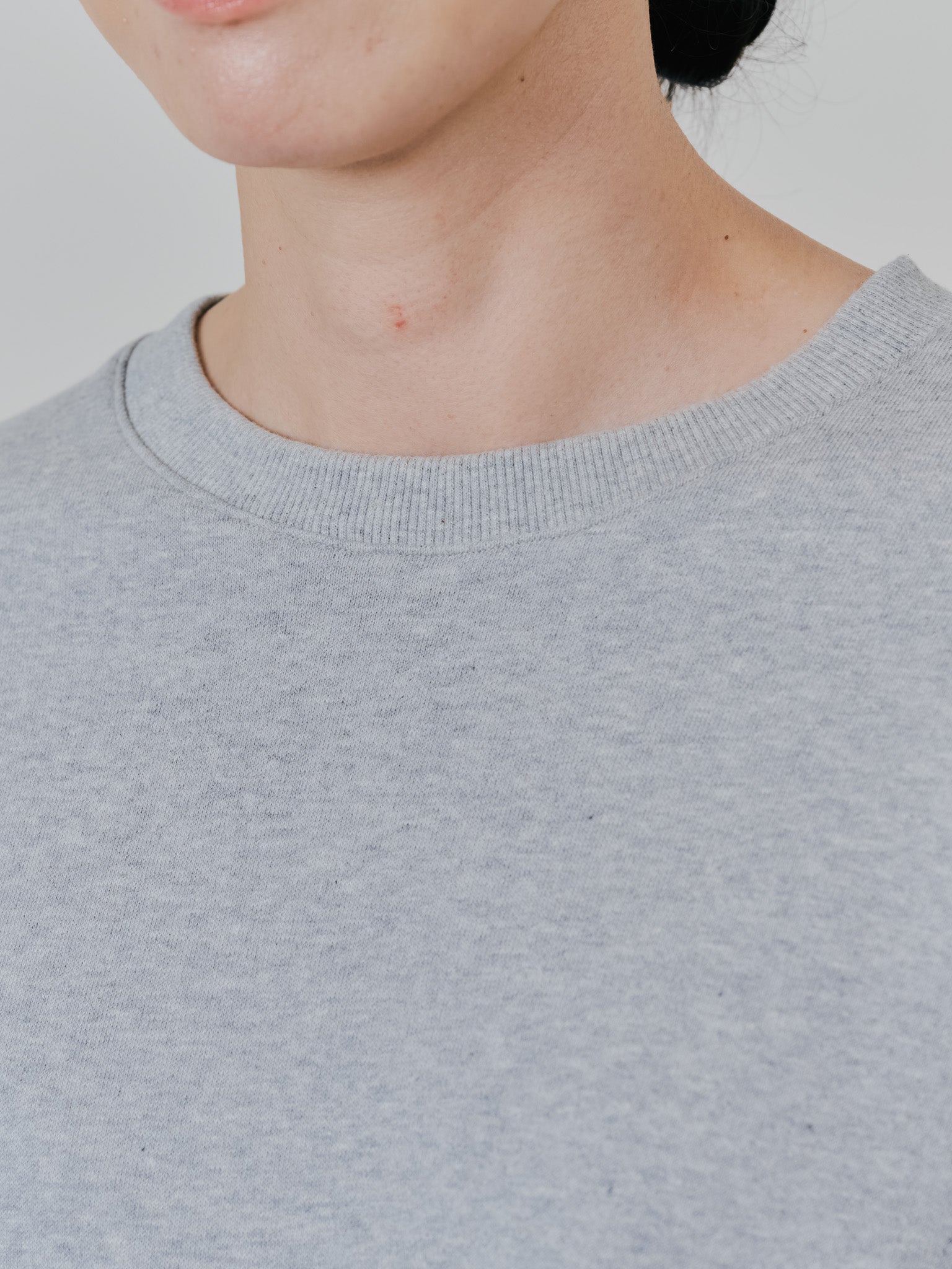 配色スウェットギャザートップス [601449] khaki