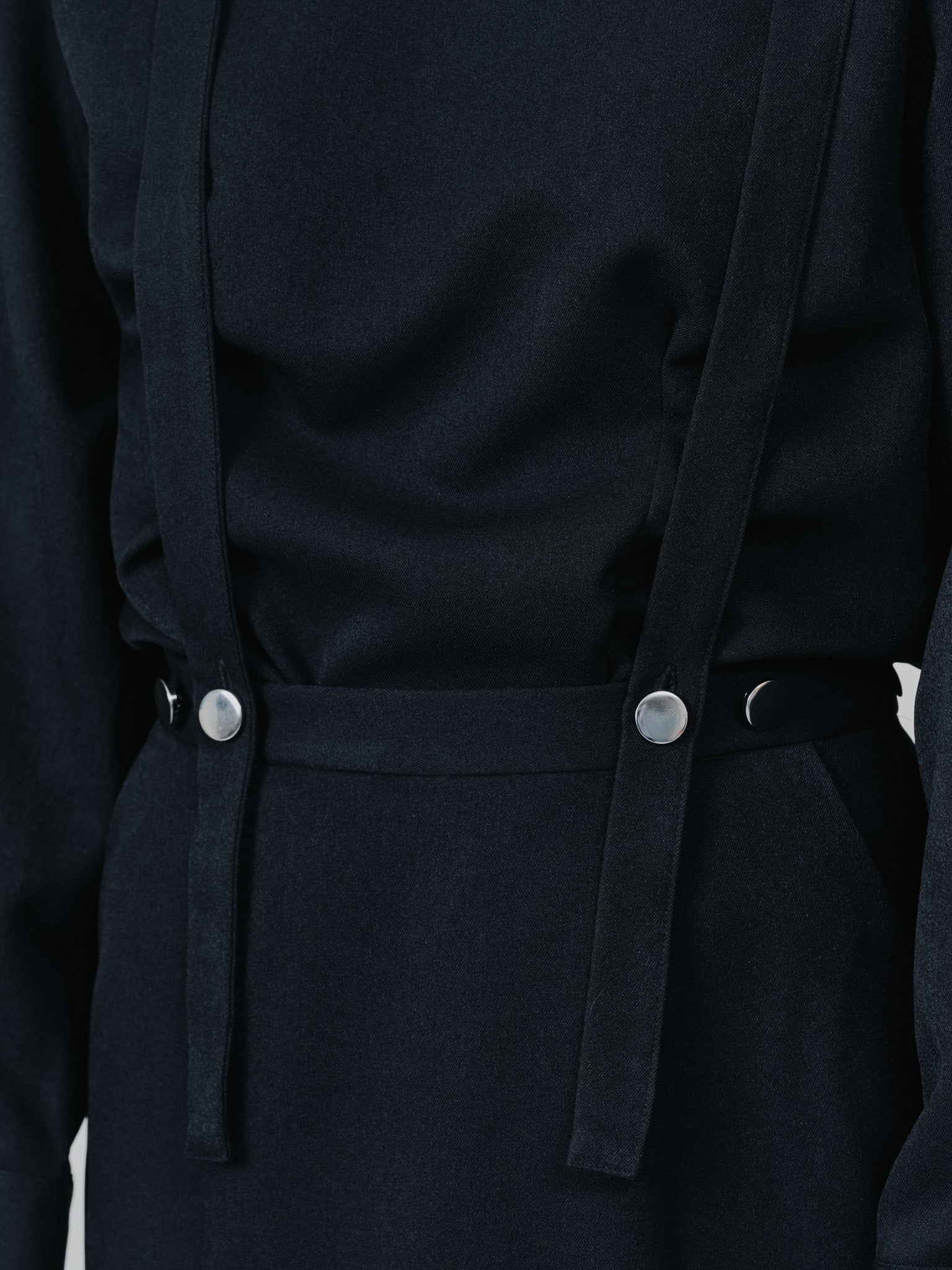 サスペンダー付ソフトAラインスカート [608328] black