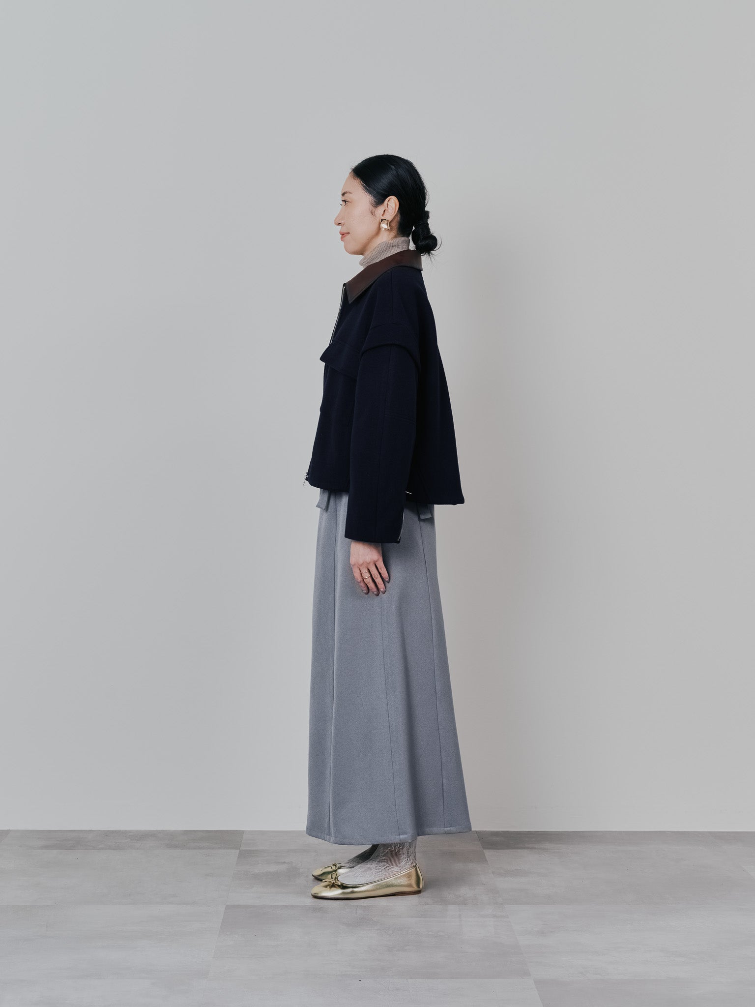 【-PRE SALE- 12/15 18:00まで!!】2WAY配色カラーCPOジャケット [605545] dark navy