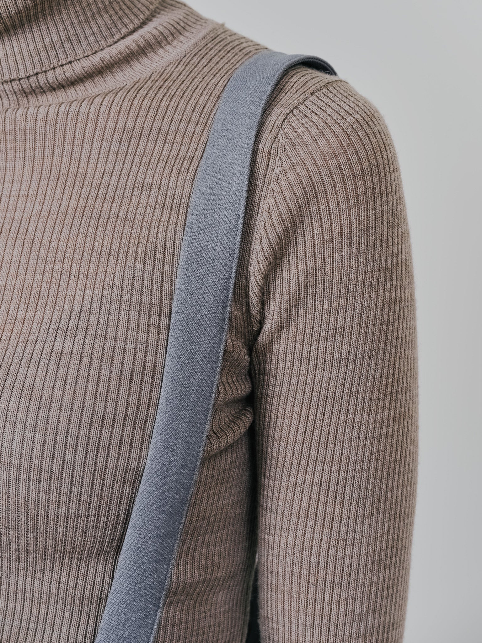 【SALE】サスペンダー付ソフトAラインスカート [608328] grey