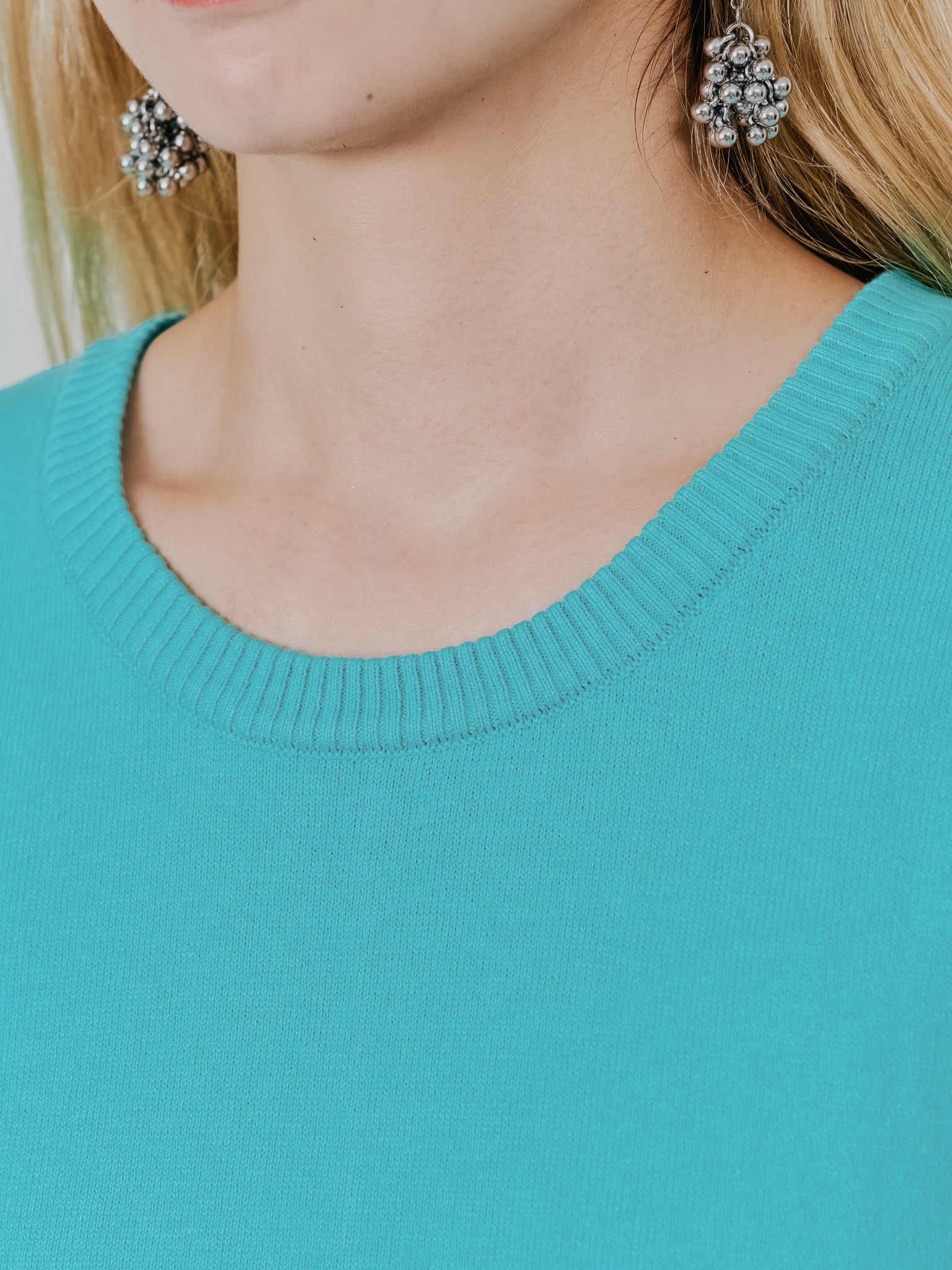 【-PRE SALE- 12/15 18:00まで!!】バックスリットカシミアニットトップス [605550] green