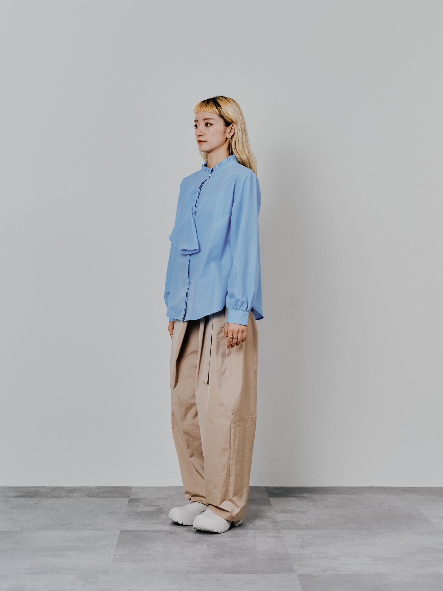 【-PRE SALE- 12/15 18:00まで!!】ラップライクサイドカーブパンツ [608318] light beige