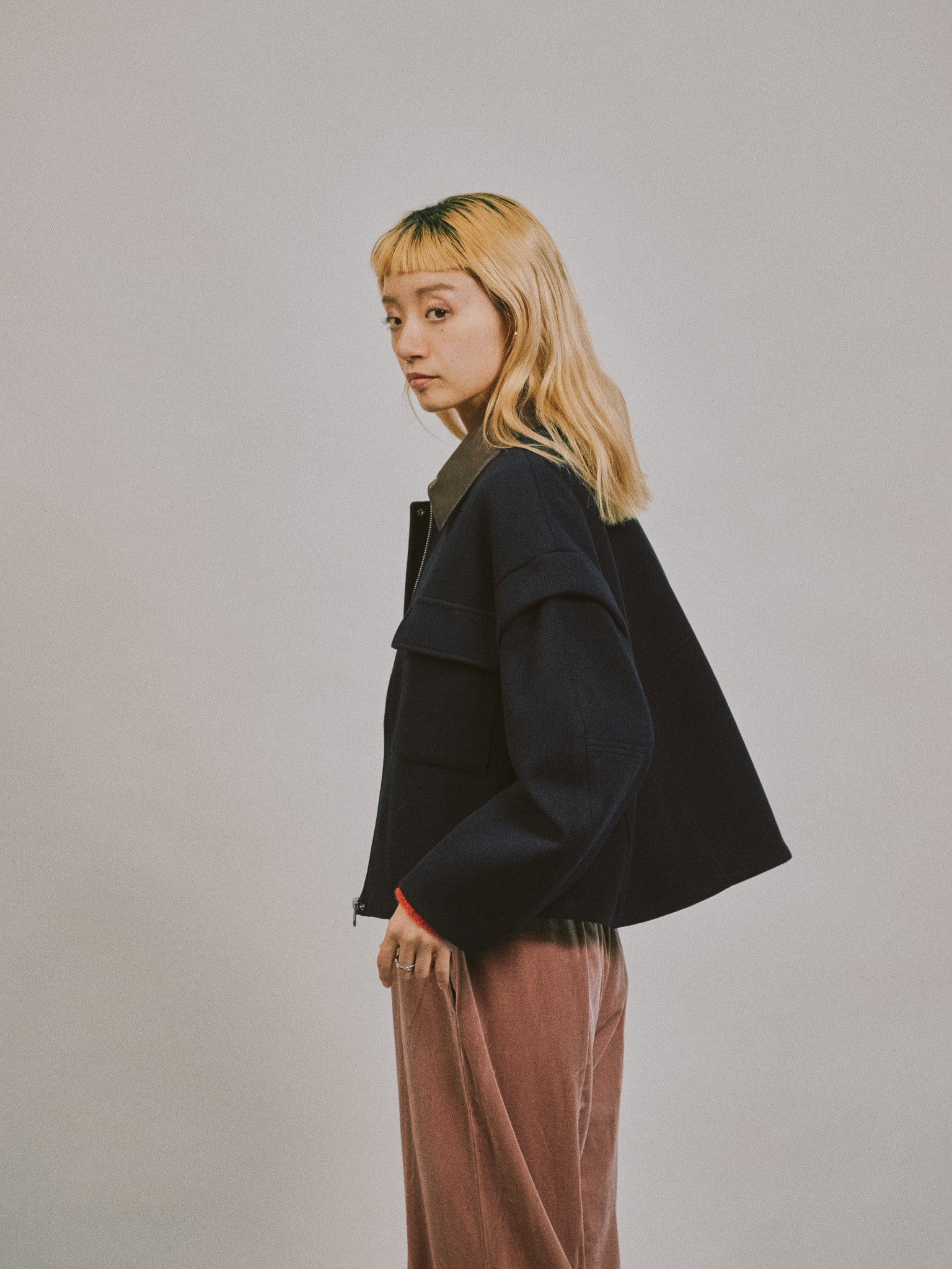 【-PRE SALE- 12/15 18:00まで!!】2WAY配色カラーCPOジャケット [605545] dark navy