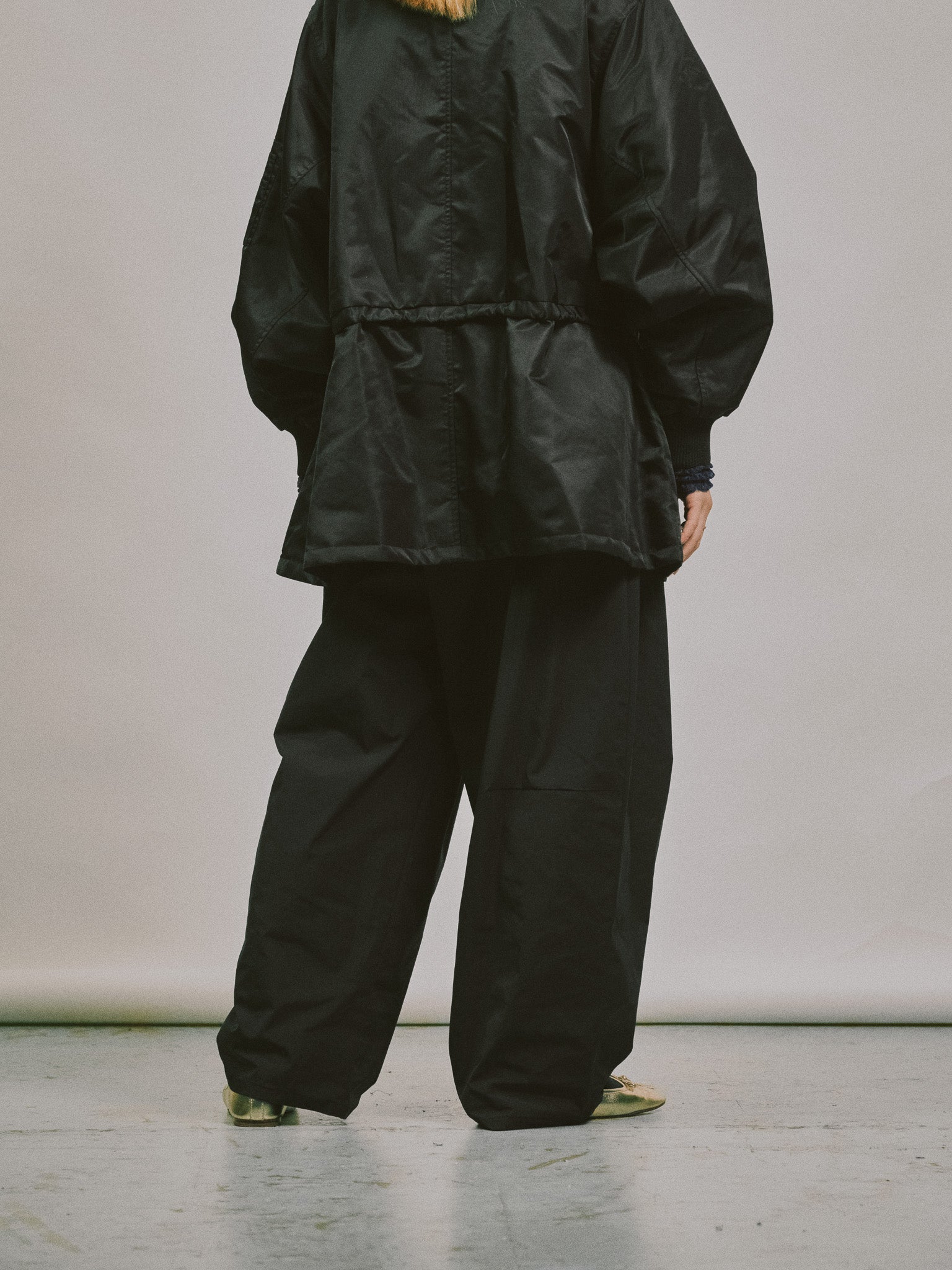 【SALE】中綿ドルマンＭＡ-1 ブルゾン [601457] black