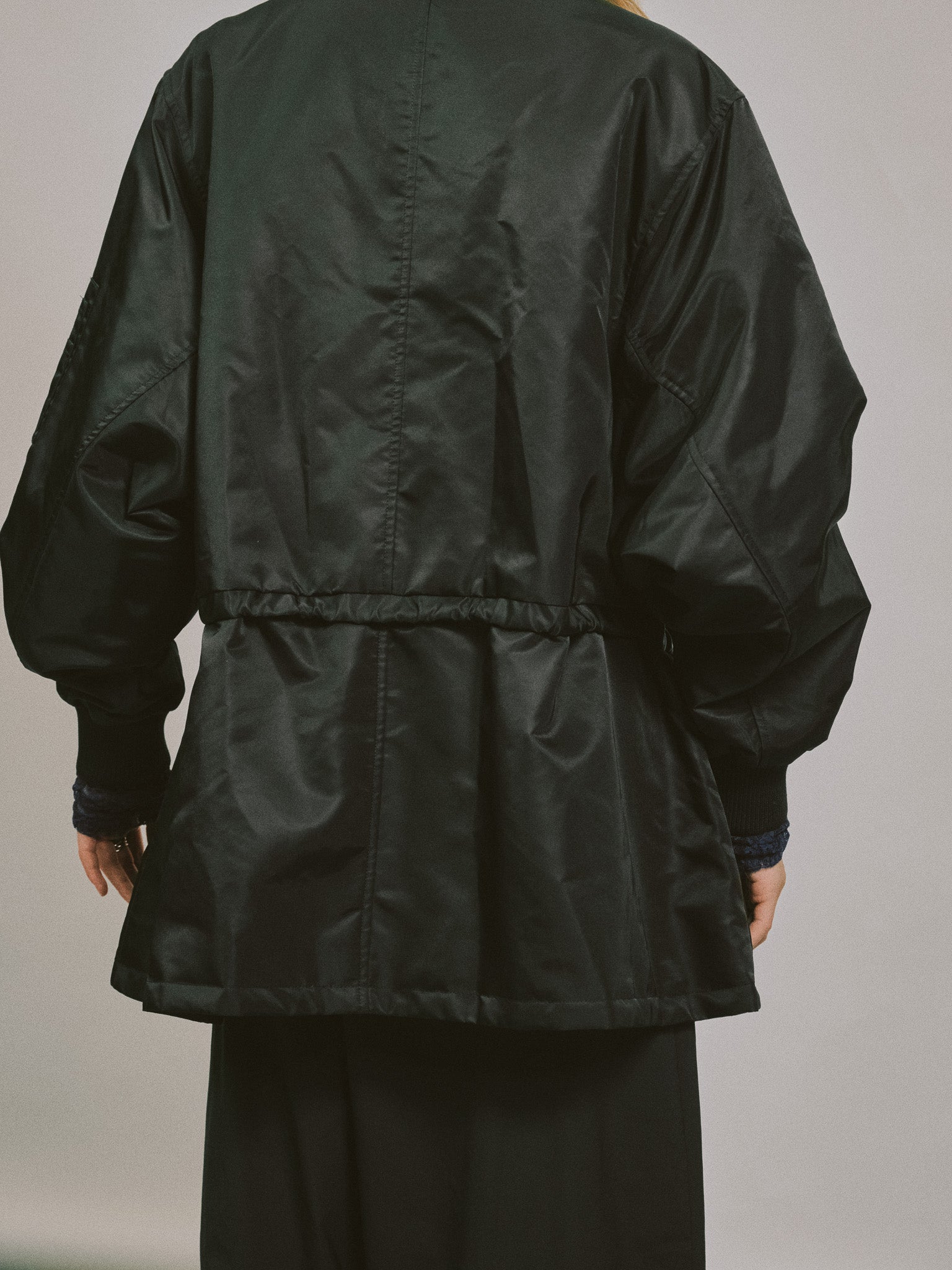 中綿ドルマンＭＡ-1 ブルゾン [601457] black