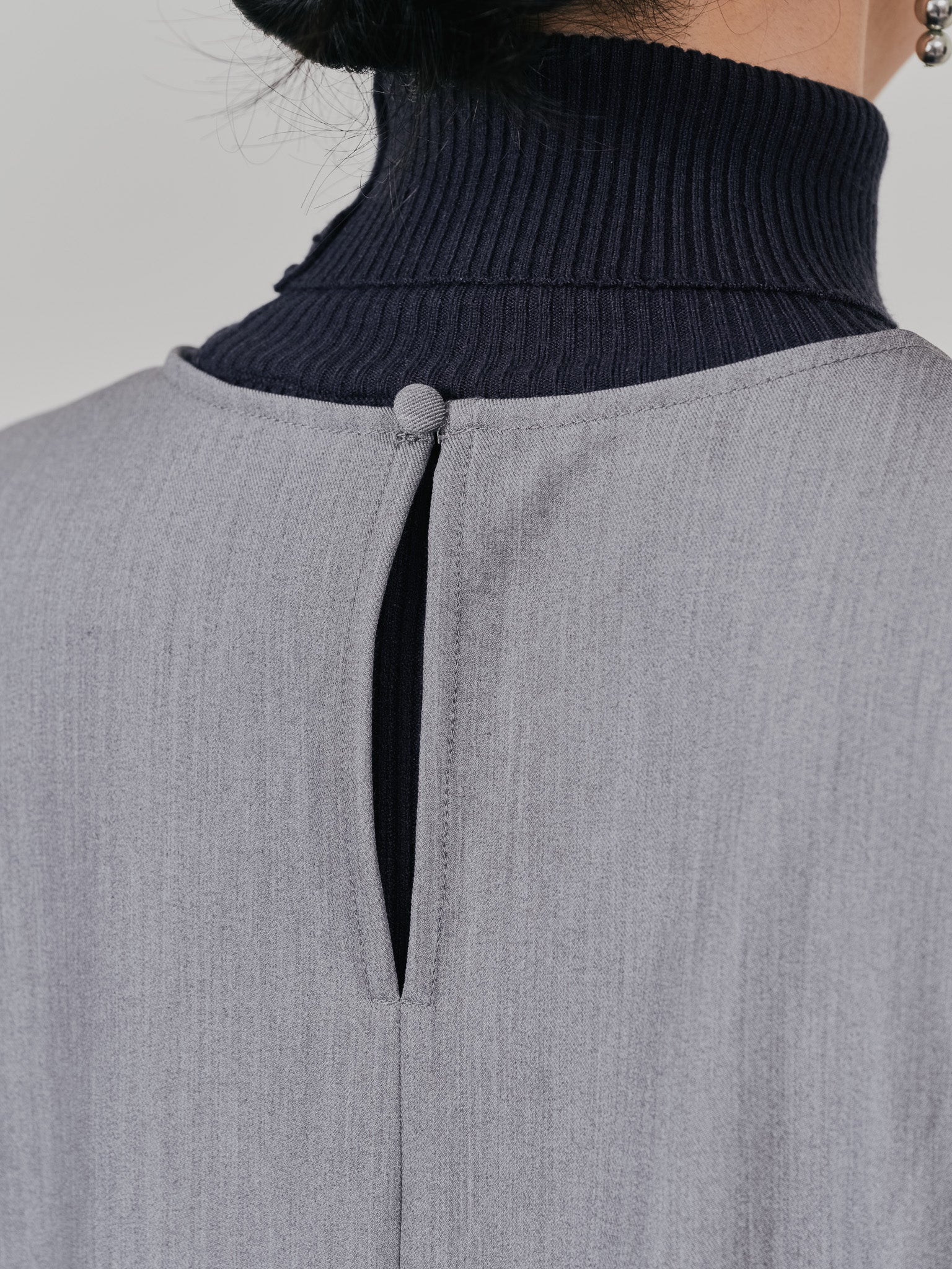 【-PRE SALE- 12/15 18:00まで!!】ベルト付レーストップス [605558] light grey