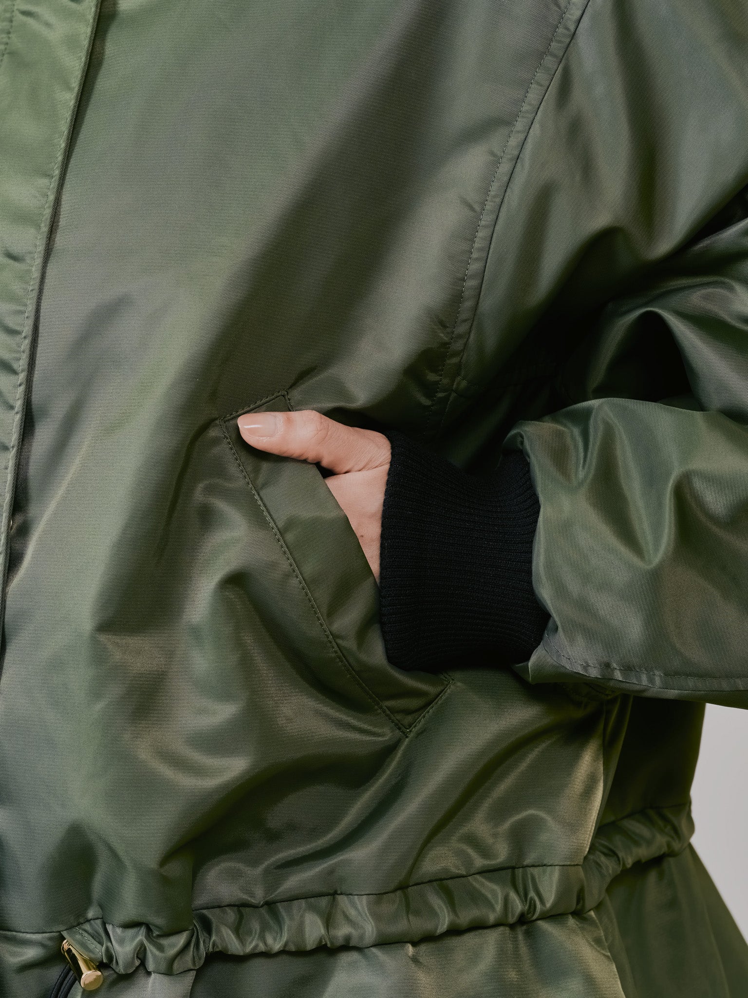 中綿ドルマンＭＡ-1 ブルゾン [601457] khaki