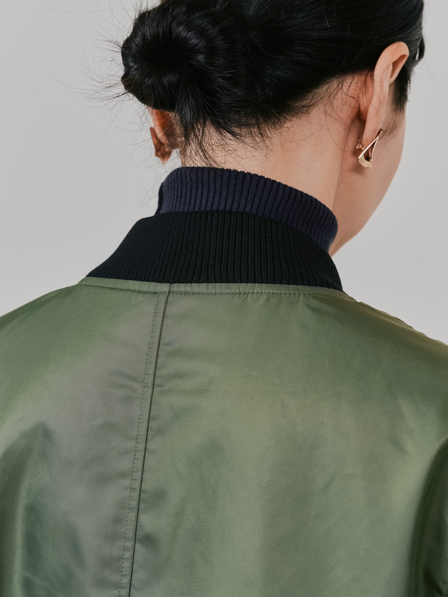 中綿ドルマンＭＡ-1 ブルゾン [601457] khaki