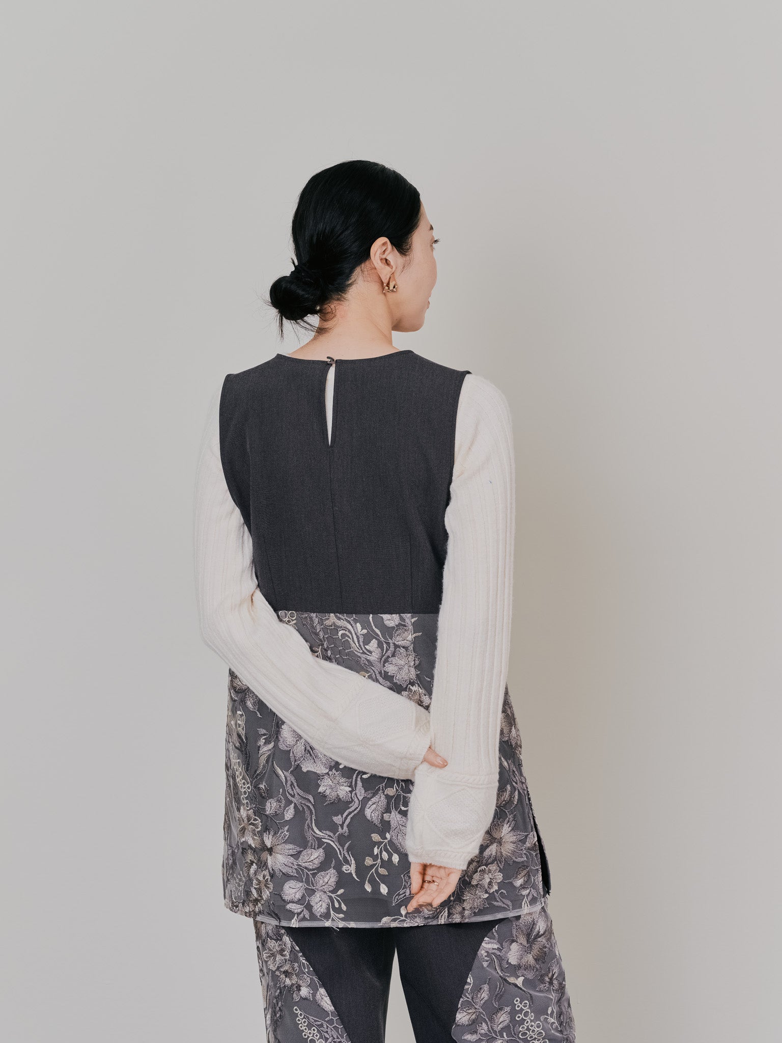 【-PRE SALE- 12/15 18:00まで!!】ベルト付レーストップス [605558] brown