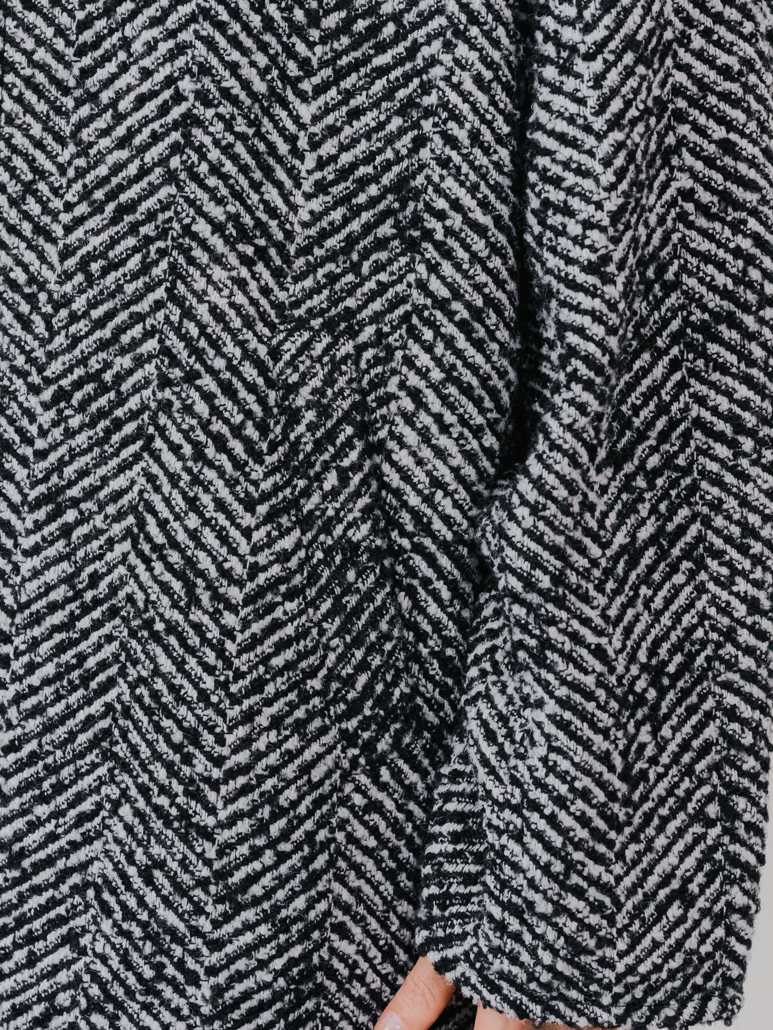 【-PRE SALE- 12/15 18:00まで!!】バックタックヘリンボーンツィードコーディガン [605561] off