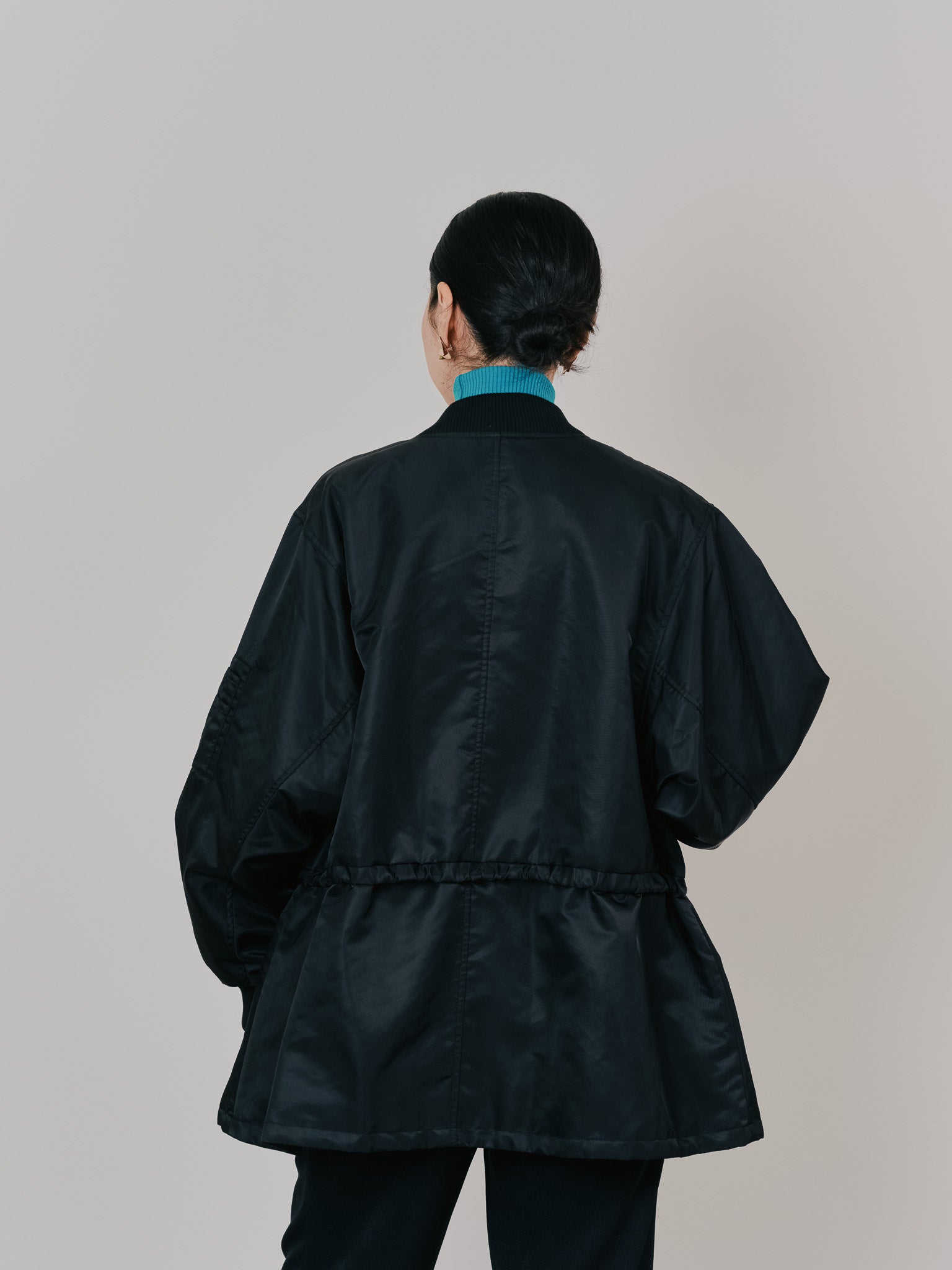 中綿ドルマンＭＡ-1 ブルゾン [601457] black