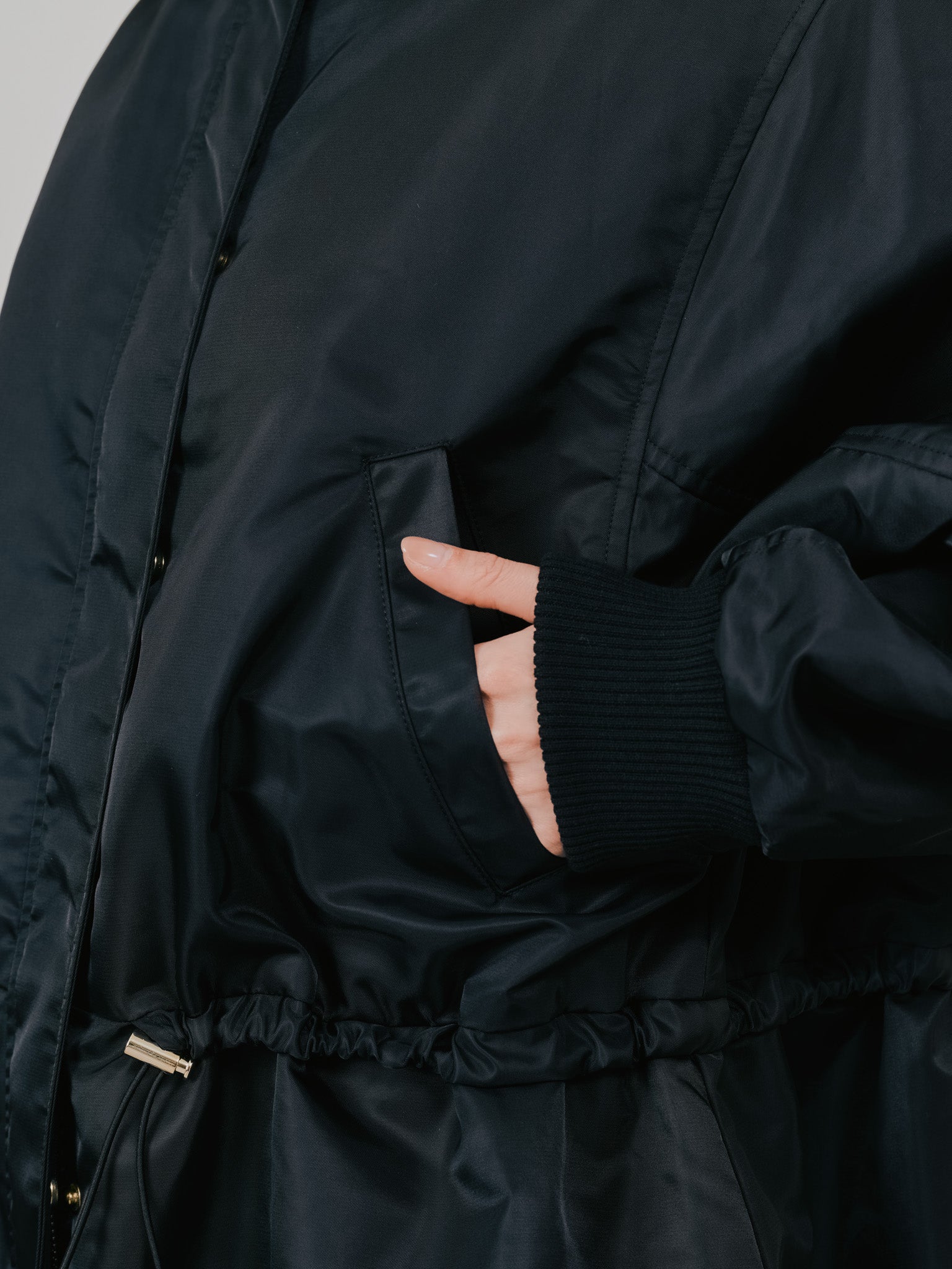 中綿ドルマンＭＡ-1 ブルゾン [601457] black