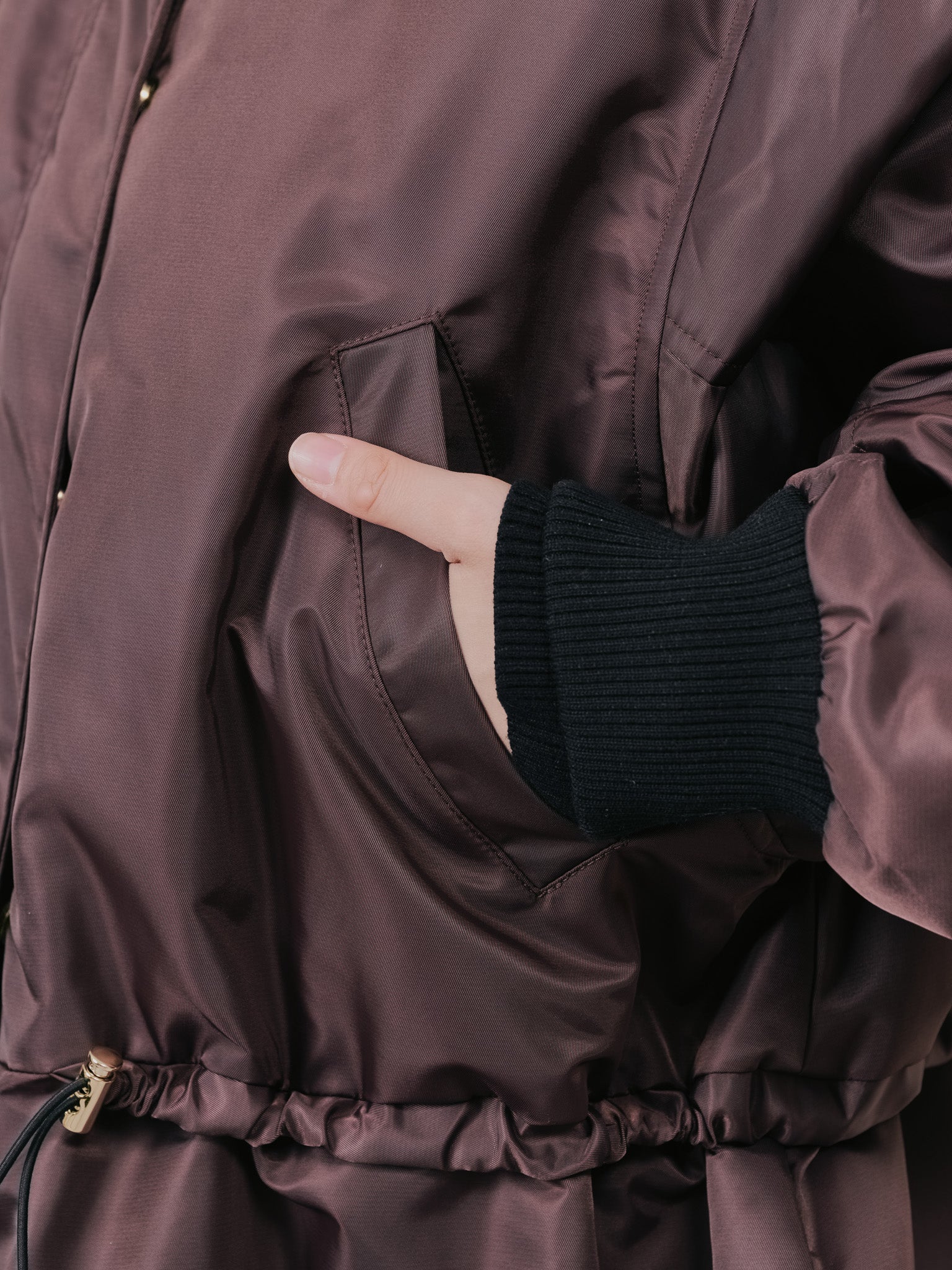 中綿ドルマンＭＡ-1 ブルゾン [601457] brown