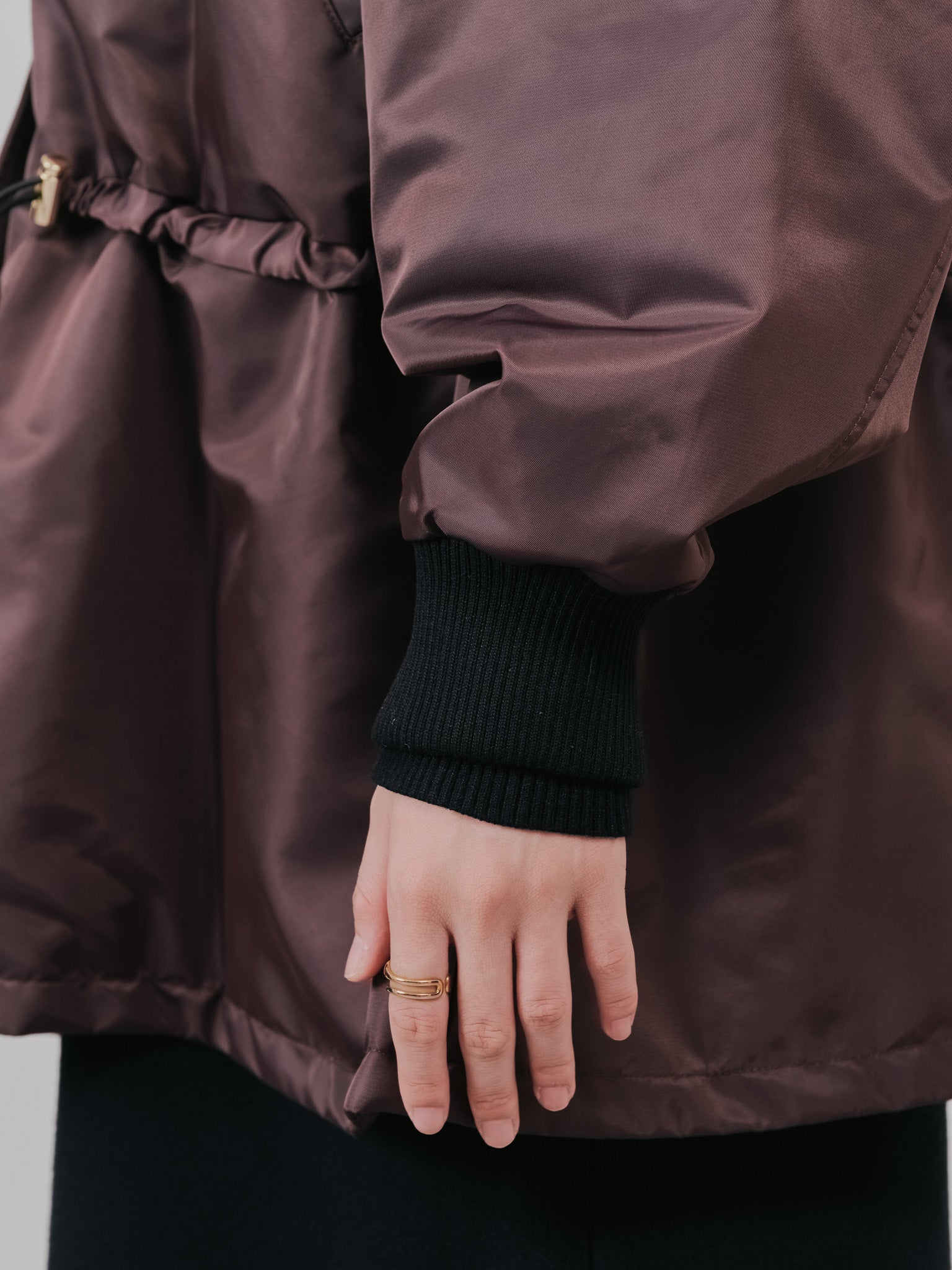 中綿ドルマンＭＡ-1 ブルゾン [601457] brown