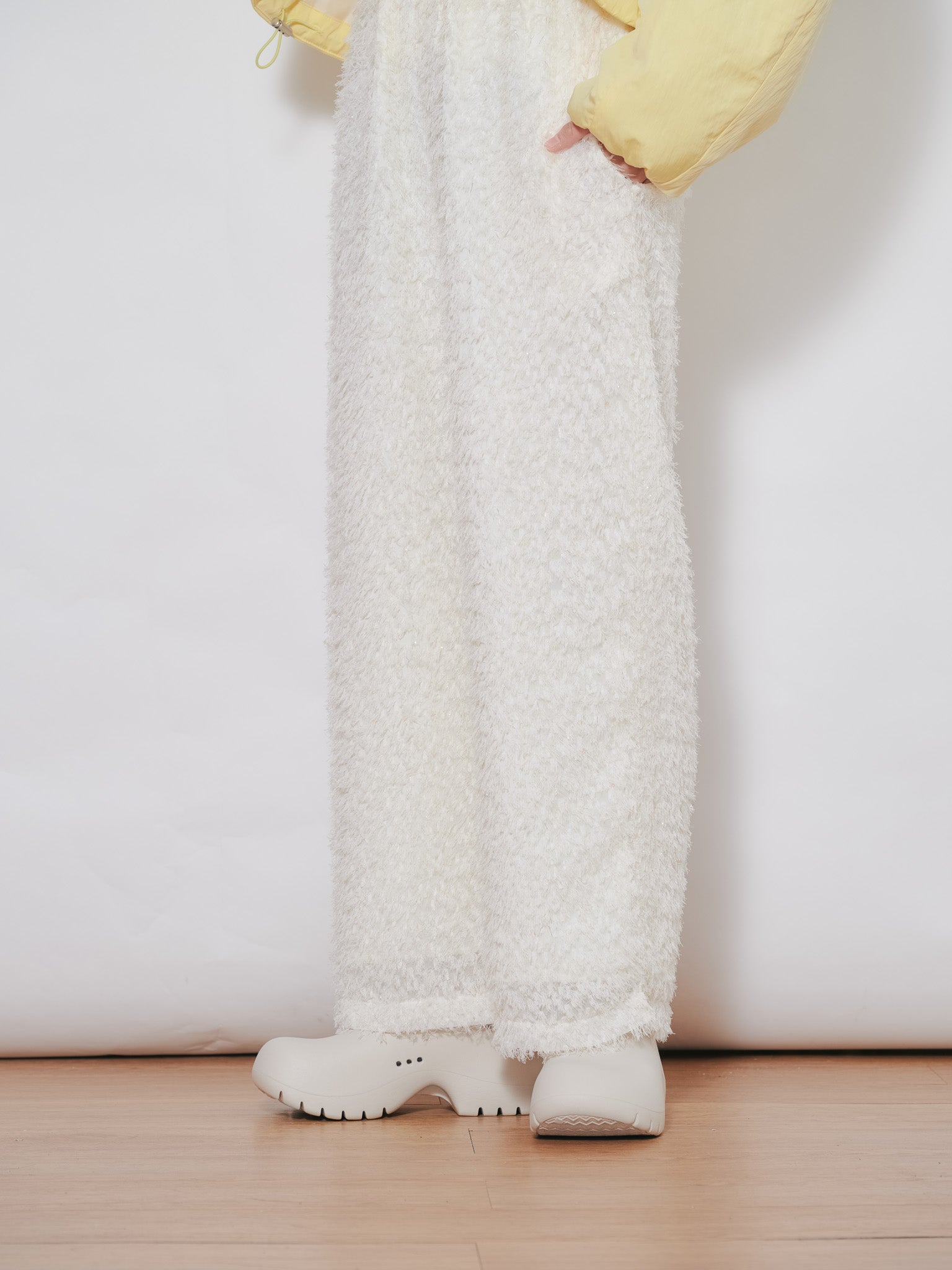 【-PRE SALE- 12/15 18:00まで!!】フリンジジャガードパンツ [601381] off