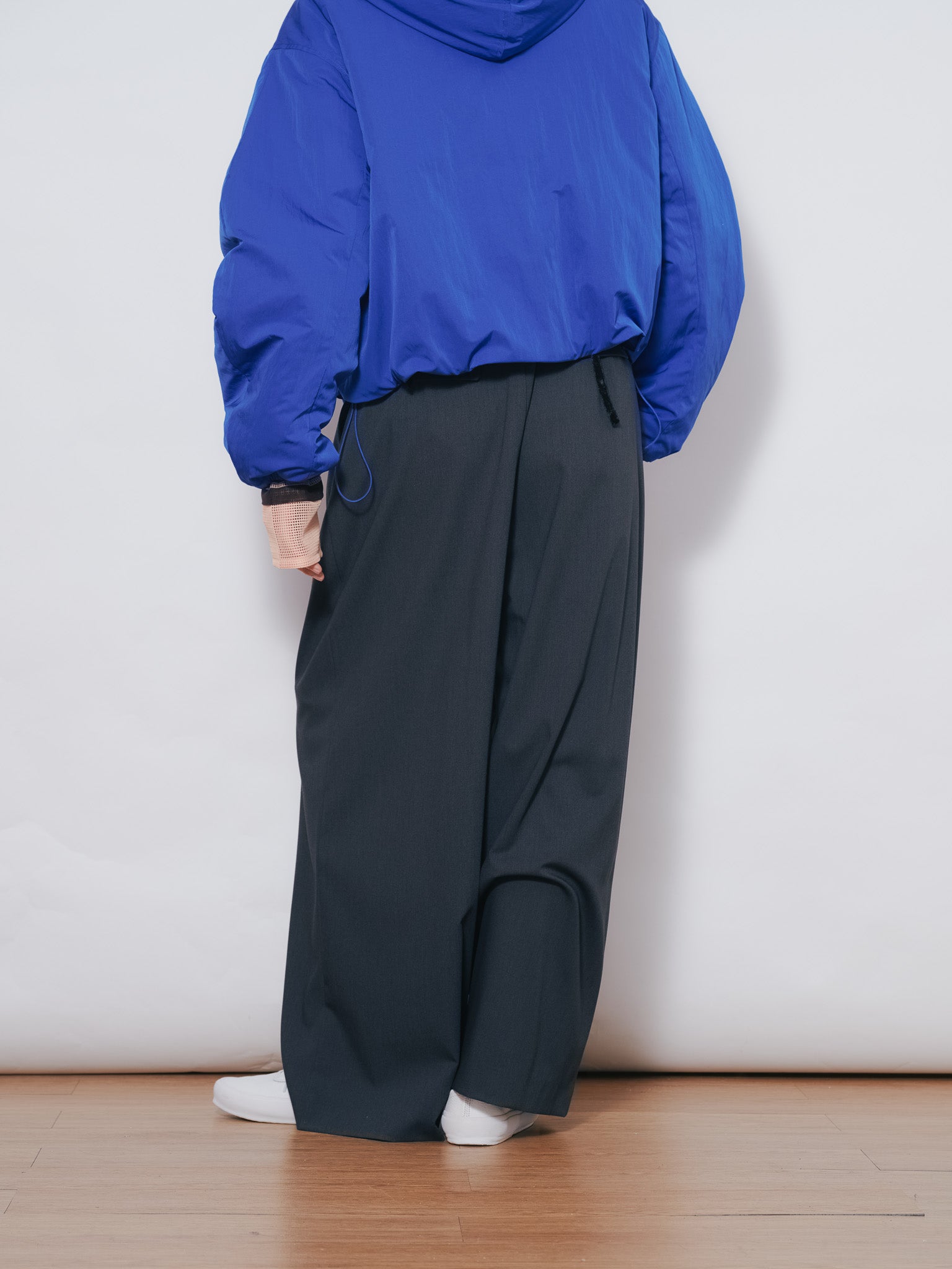 【SALE】ベロアサスペンダー付パンツ [603332] charcoal