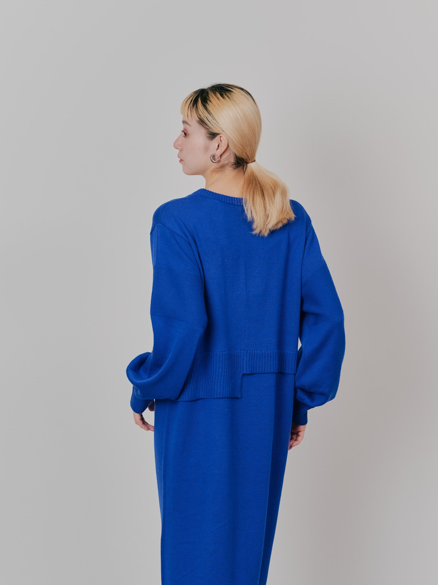 レイヤードライクニットワンピース [605542] royal