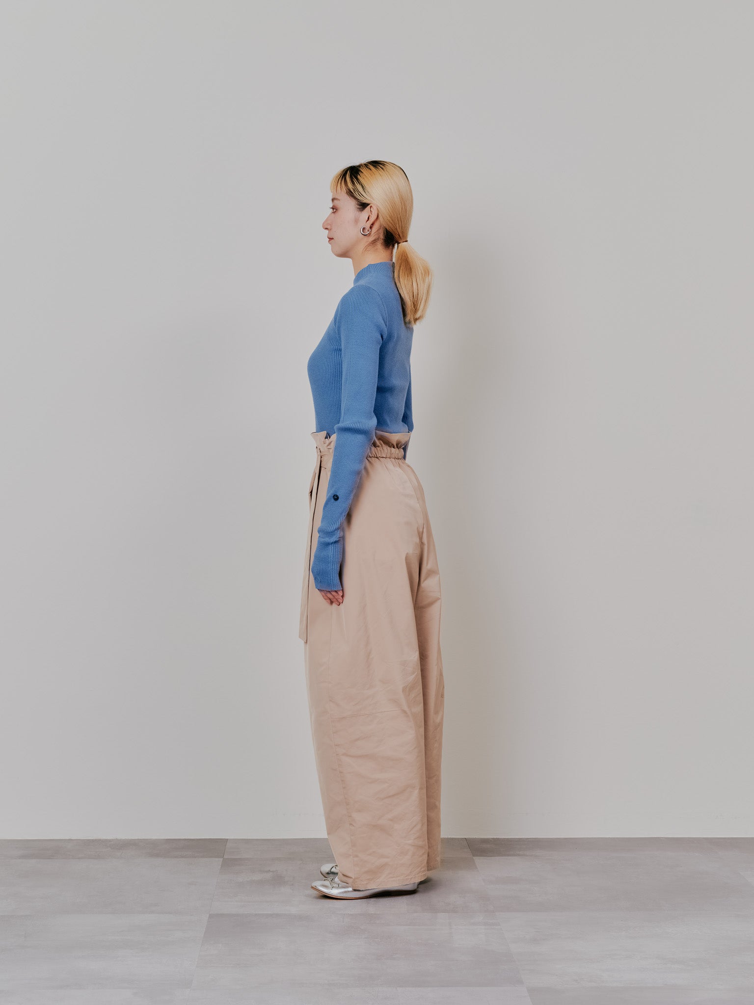 【-PRE SALE- 12/15 18:00まで!!】ラップライクサイドカーブパンツ [608318] light beige