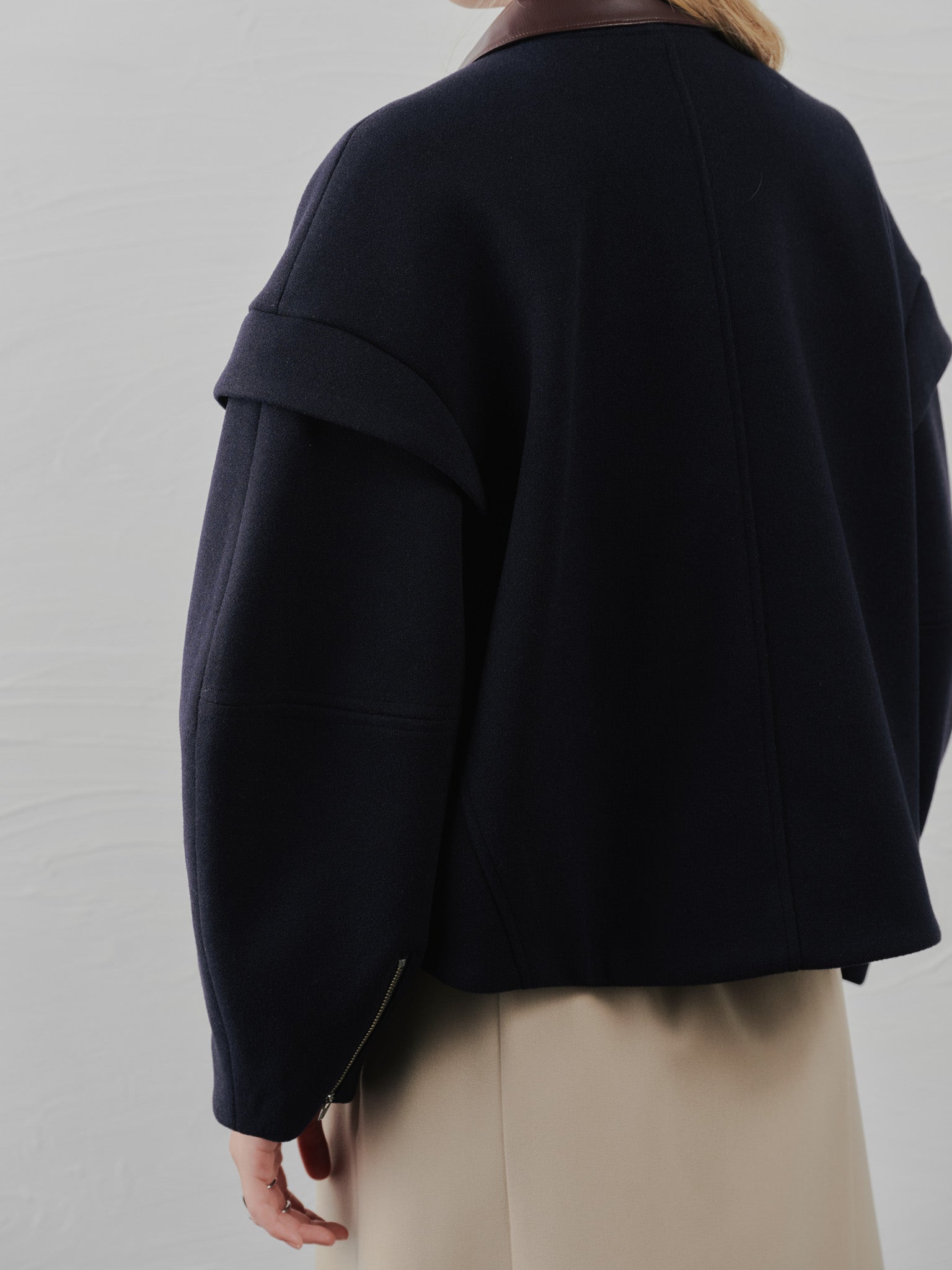 【-PRE SALE- 12/15 18:00まで!!】2WAY配色カラーCPOジャケット [605545] dark navy