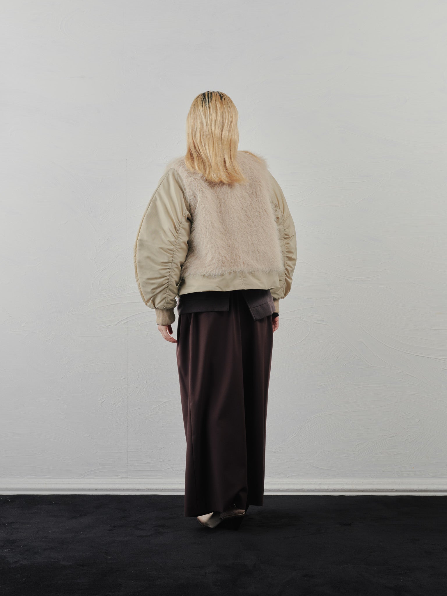 【-PRE SALE- 12/15 18:00まで!!】ベロアサスペンダー付パンツ [603332] brown