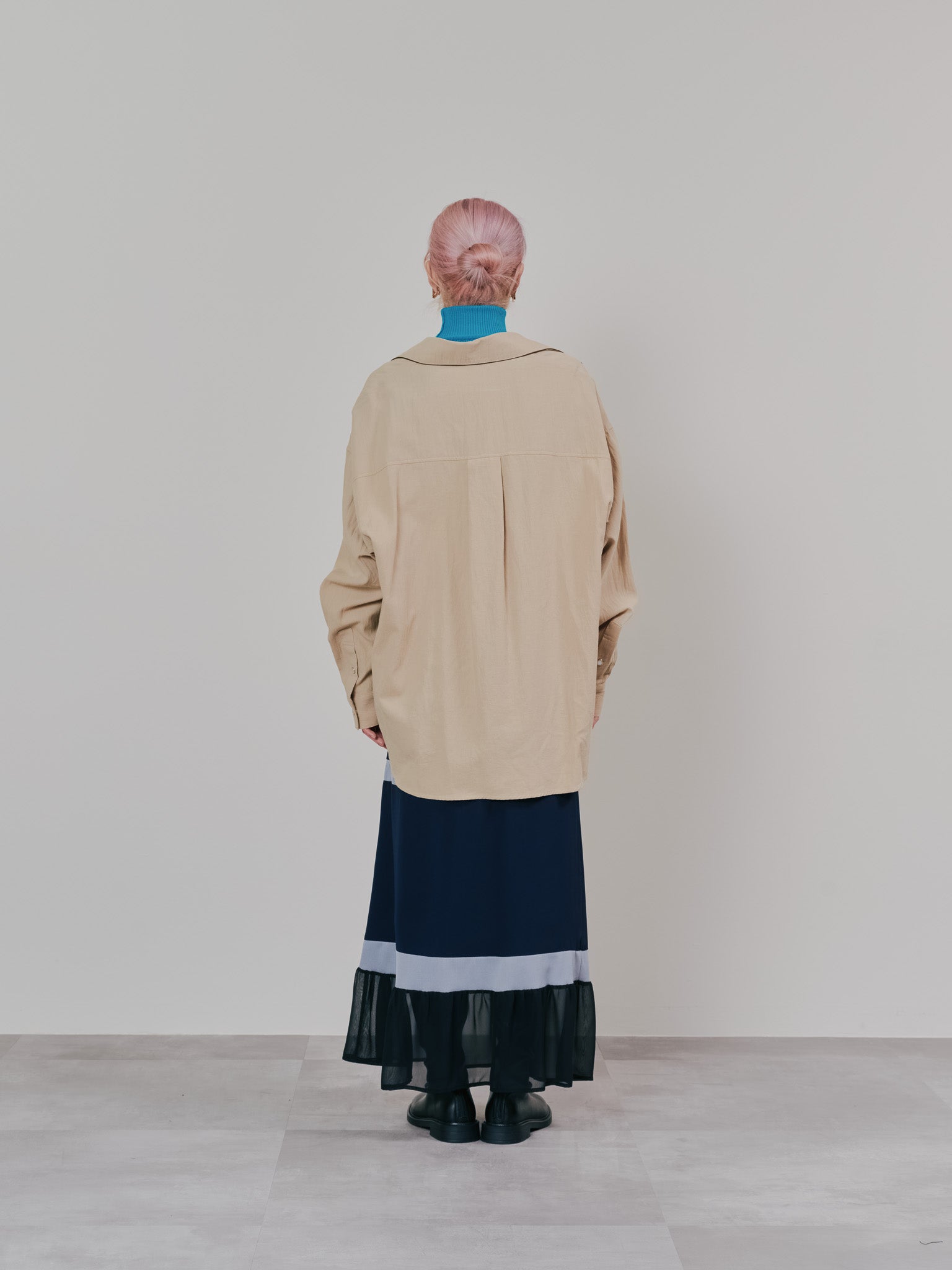 【SALE】バタフライカラーウエスタンライクシャツ [601451] beige