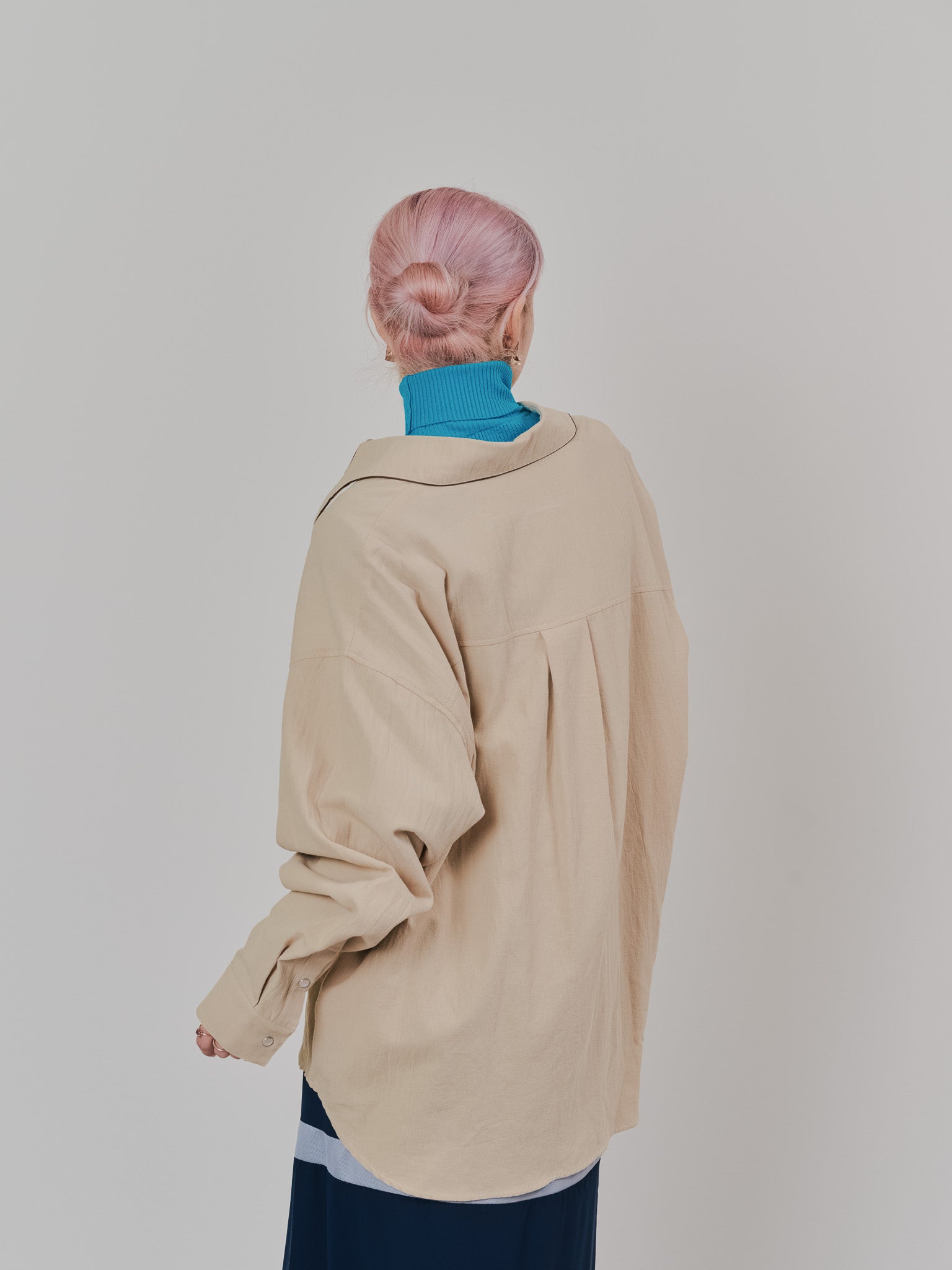 【SALE】バタフライカラーウエスタンライクシャツ [601451] beige