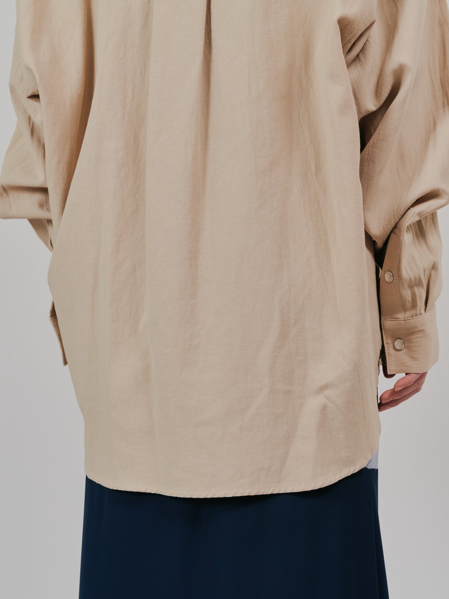 【SALE】バタフライカラーウエスタンライクシャツ [601451] beige