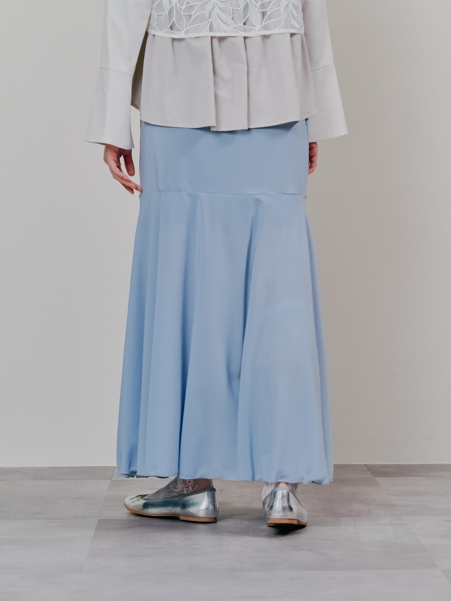 【SALE】リバーシブルシアースカート [601374] blue