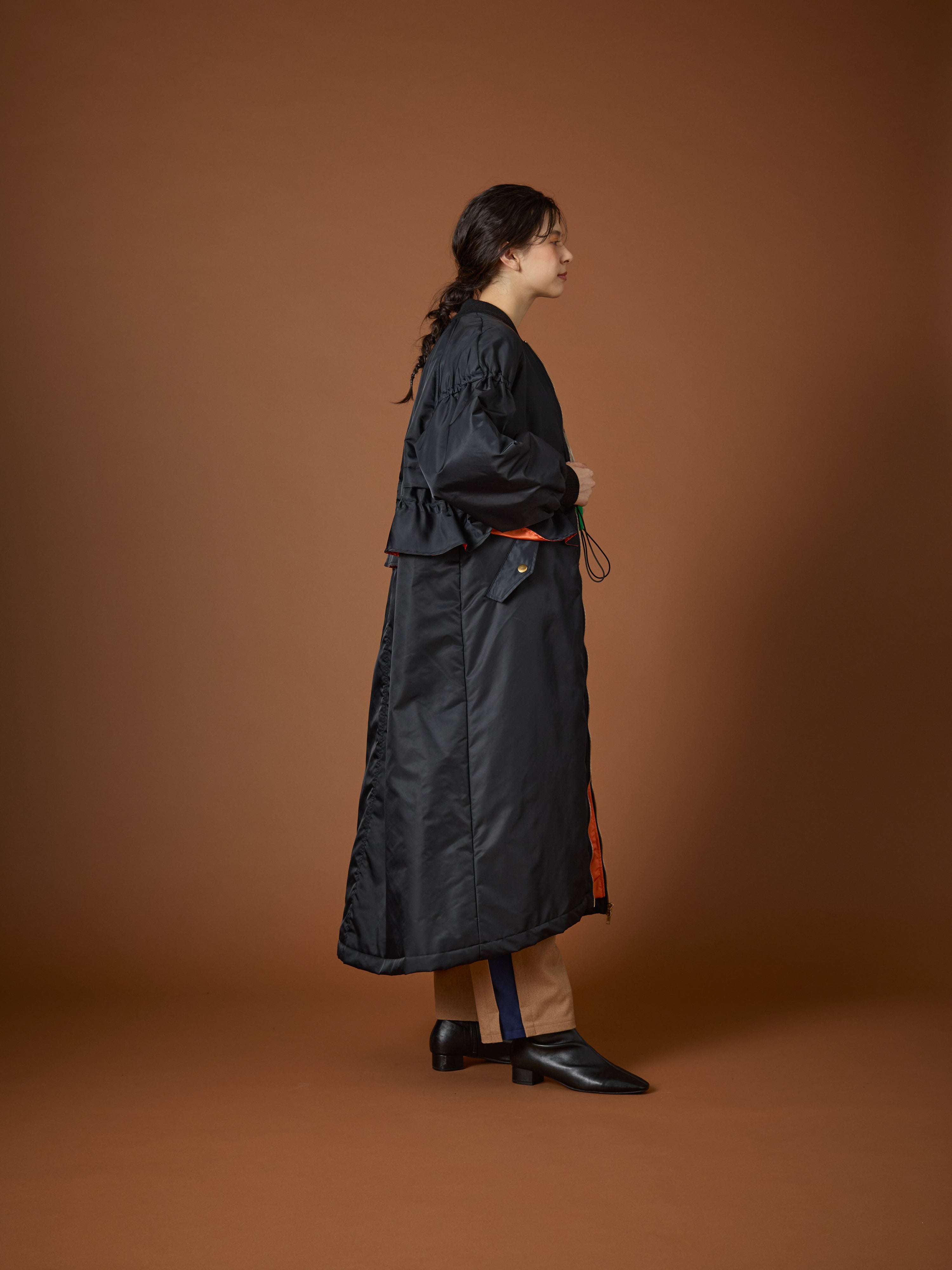 【24AW|DOLLUPOOPS】MA-1ロングコート　[600902]