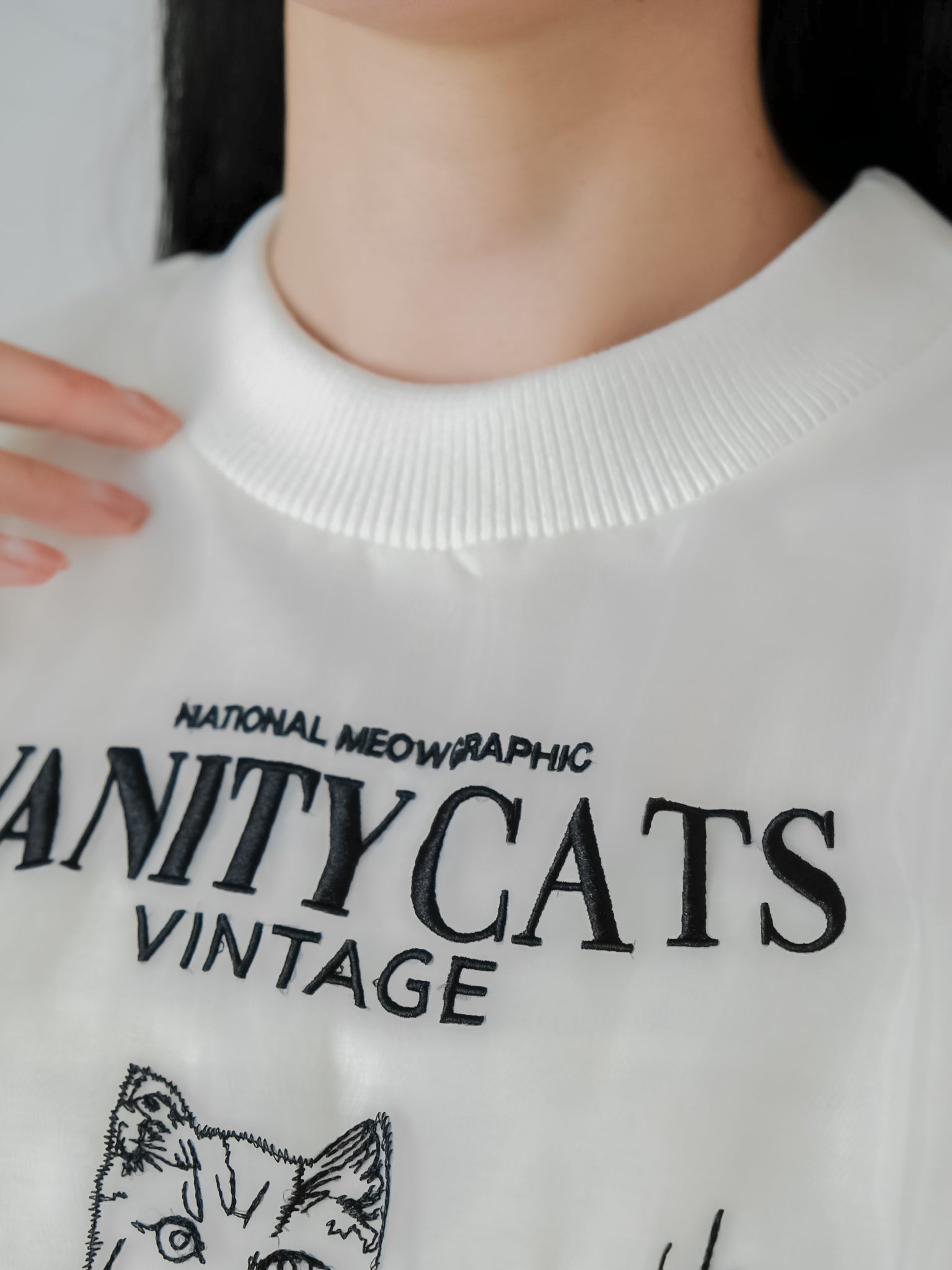 VANITY CATオーガンジートップス　[601022]