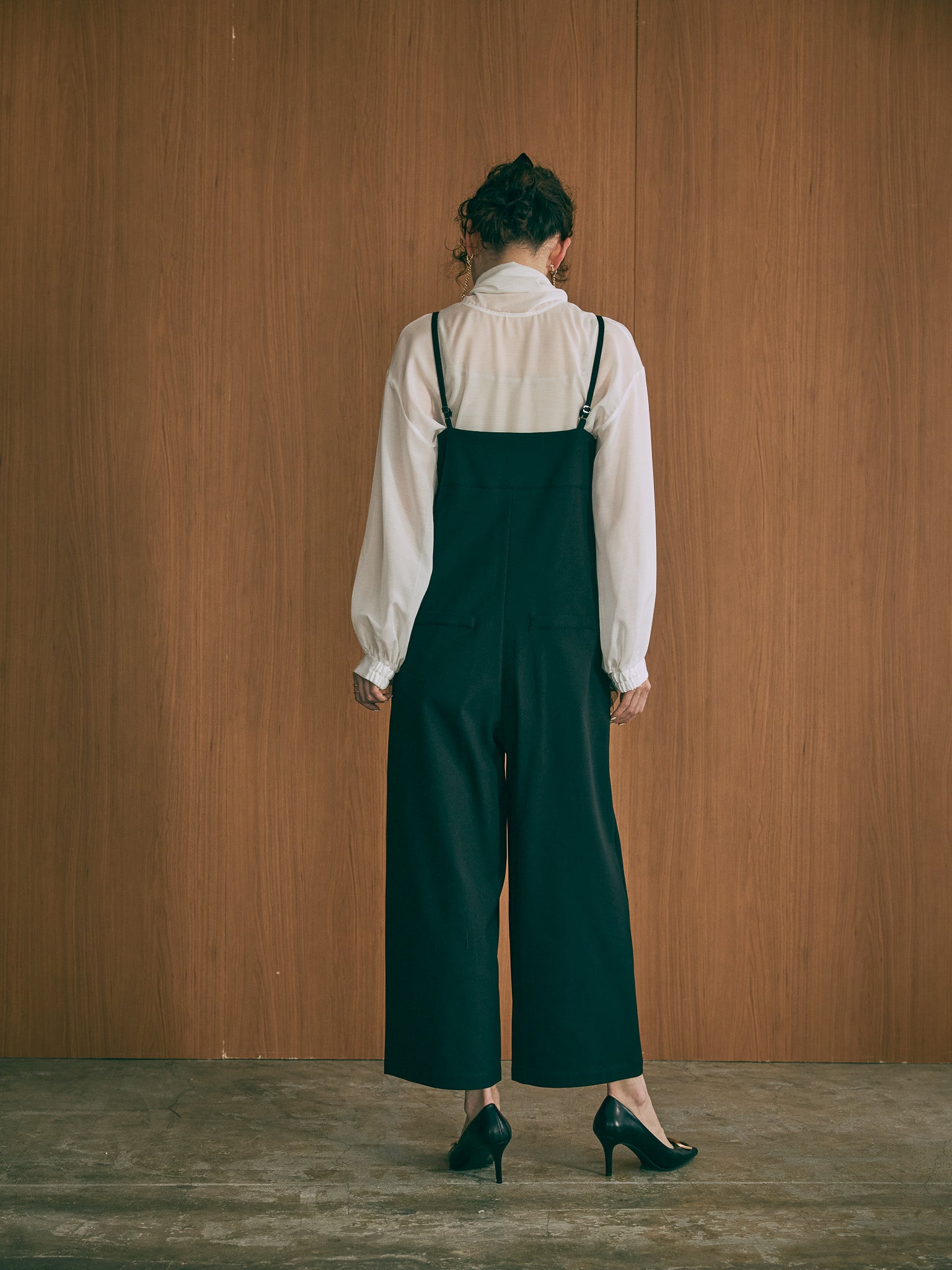 【定番アイテム】2WAYボータイブラウス [601224] white